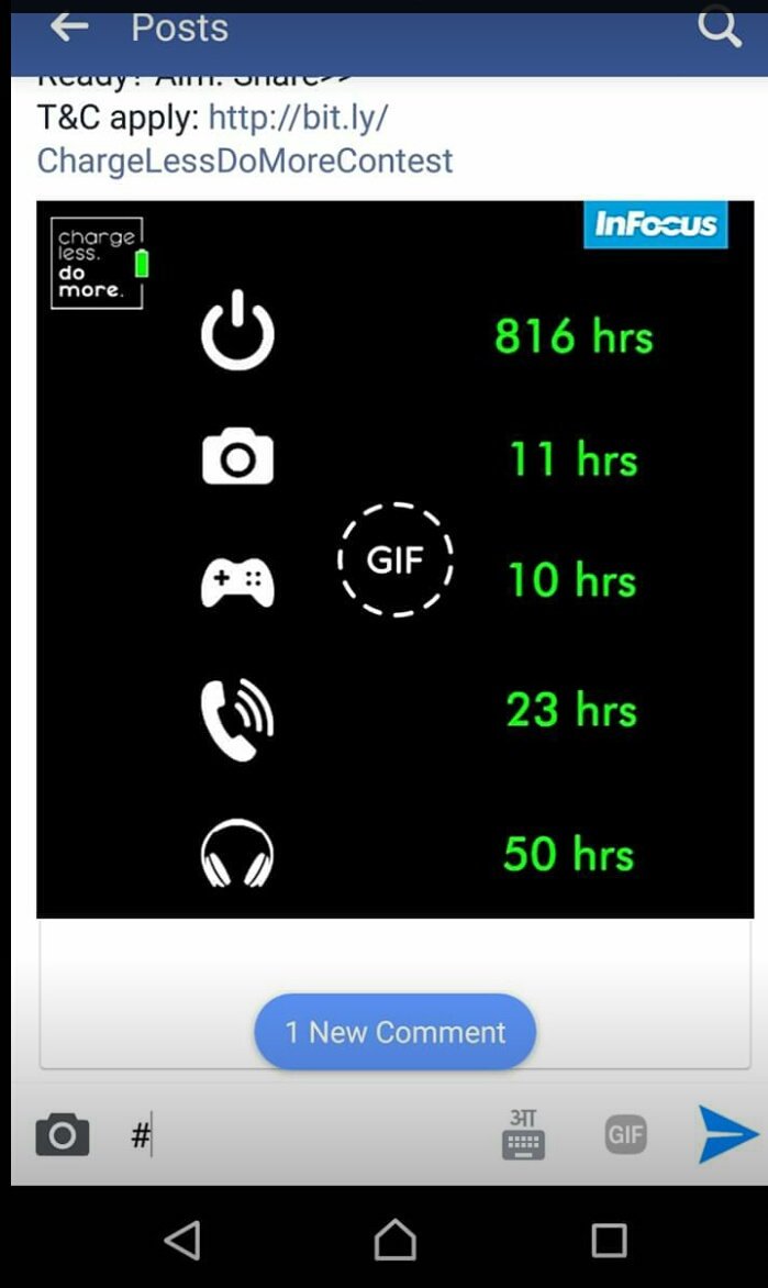 snehalataj's tweet image. Standby 816 Hrs
Camera Recording 10 Hrs
Gaming 11 Hrs
Calling 23 Hrs
Music 50 Hrs
#ChargeLessDoMore  #Day3 @InFocus_IN #InFocusTurbo5