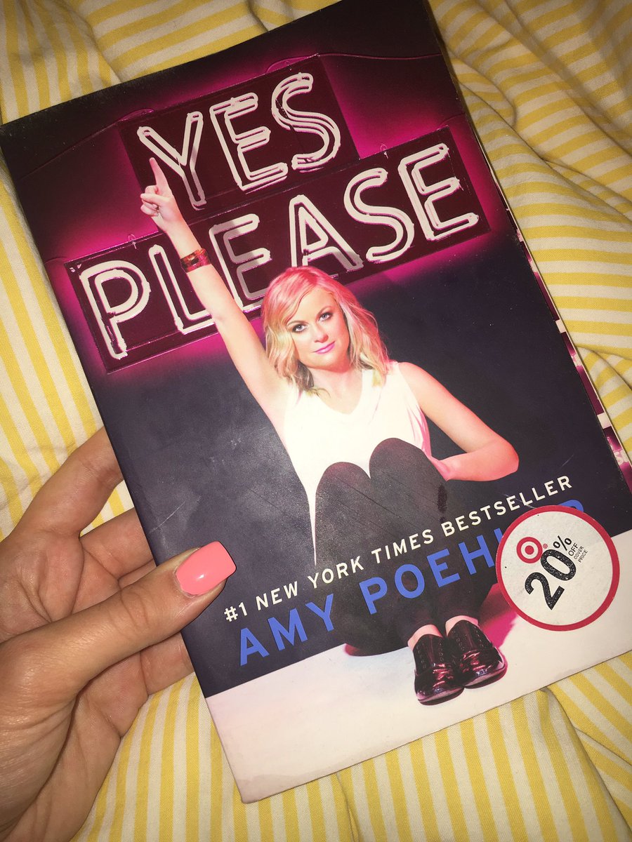 julbedi's tweet photo. My first finished read! #YesPlease by my spirit animal, Ms. Amy Poehler! #thebooksof2017_JS 💜 https://t.co/6o4ksAdEGq