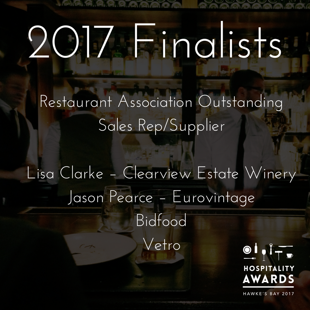 hbhospoawards's tweet photo. Finalists in the Restaurant Association of New Zealand Outstanding 
Sales Rep/Supplier #hbhospoawards https://t.co/dXoeaM8CvJ