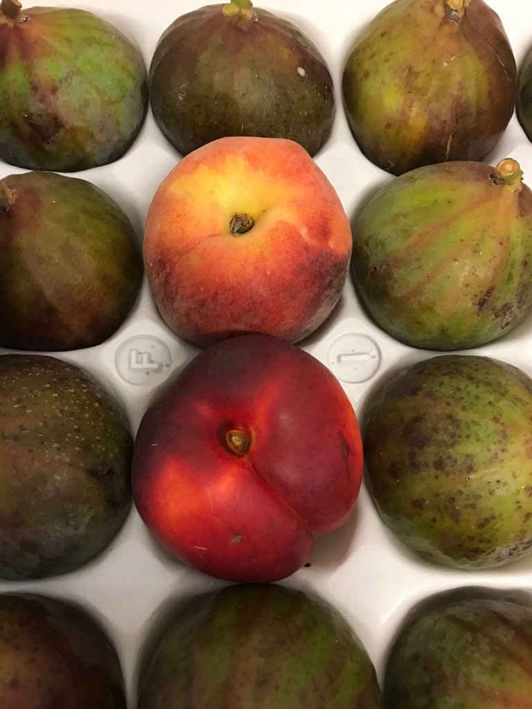 runningpatch's tweet image. Figs, peaches &amp;amp; nectarines! The taste of summer 😊