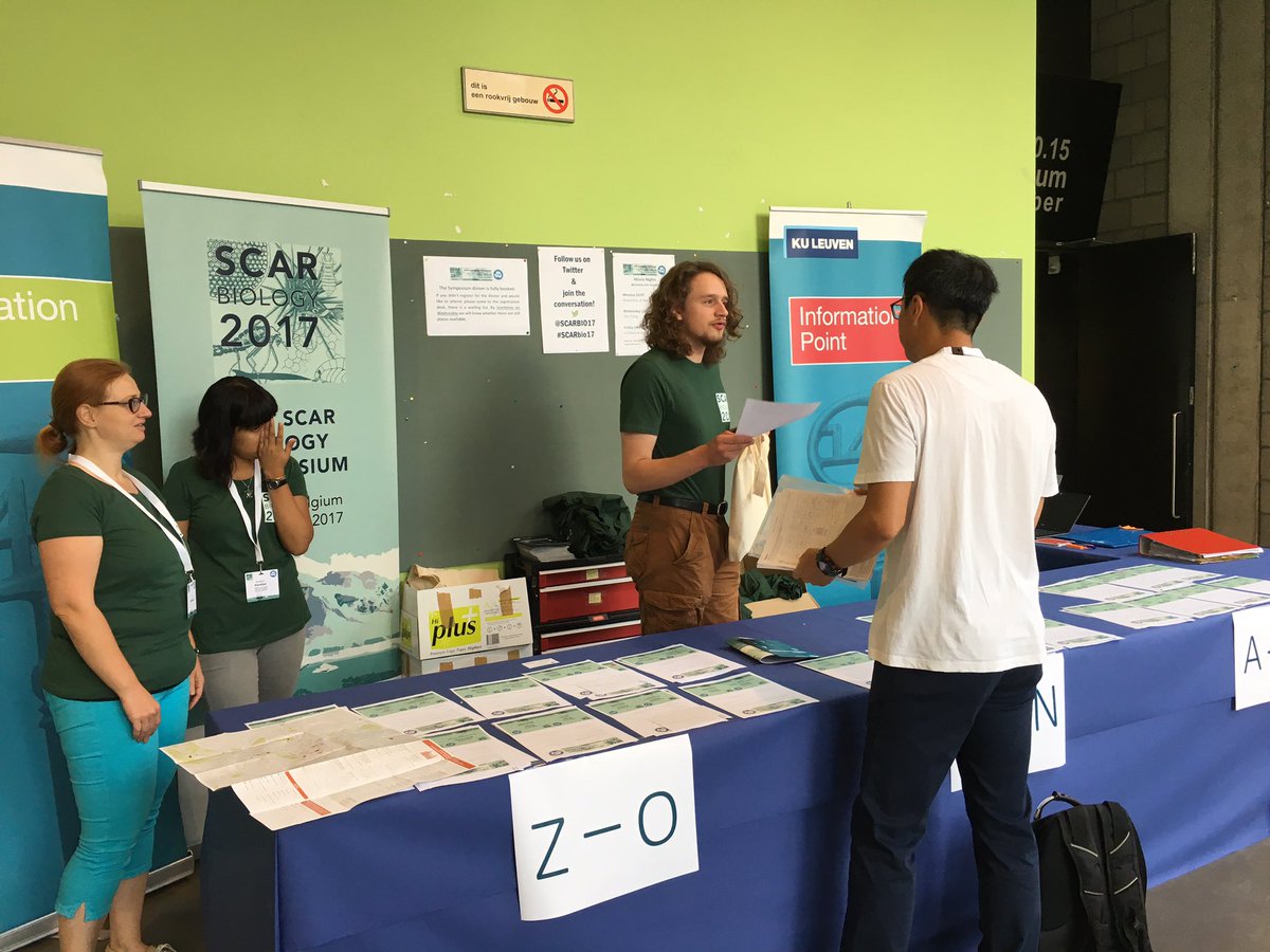 Welcome at #SCARbio17! The registration desk at Auditorium Max Weber is open now!