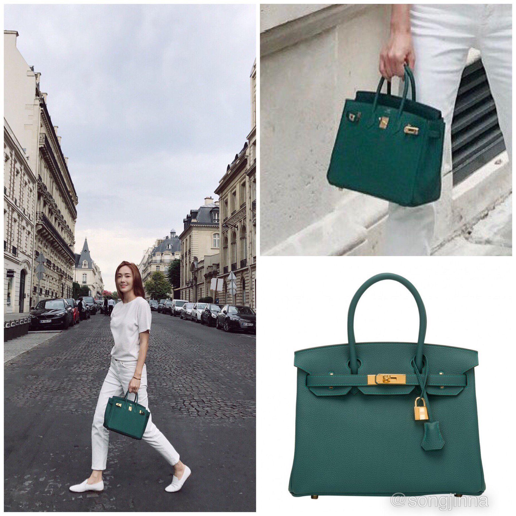 hermes birkin malachite