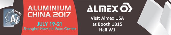 AlmexUSA's tweet photo. Just 10 days until #aluminiumChina2017 ! Be sure to visit @almexusa in Hall W1, Booth 1B15. Tweet us while you're there! https://t.co/aXT34QuaIu