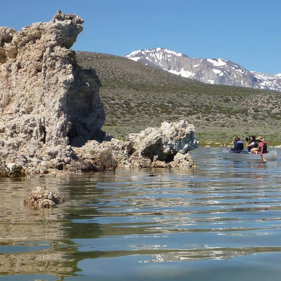 Pic from June filming - Mono Lake and towering tufas, maybe like some of <a href="/TitanSaturnMoon/">Titan Saturn's Moon</a> #HTUW #BBC #Discoverychannel