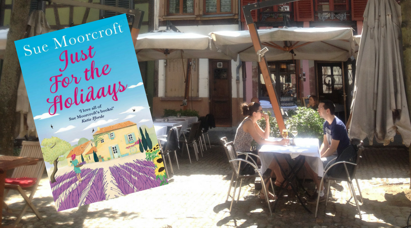 SueMoorcroft's tweet photo. Escape to France with Just for the Holidays, 99p in the Amazon summer sale now. #JFTH https://t.co/dy2sol08RW https://t.co/bBHDaLasDU