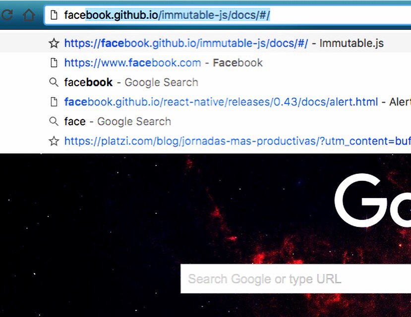 jroadev's tweet image. I'm using more the #ReactNative and #immutablejs documentation than Facebook website 😅