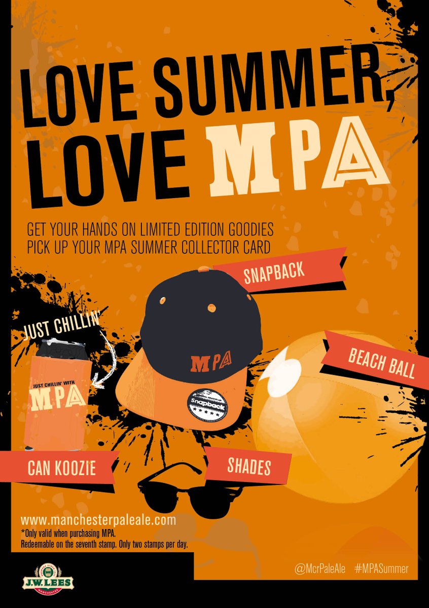 McrPaleAle's tweet photo. Win rewards for drinking MPA? Can't say no to that! Pick up your collector card in selected outlets. DM us for more information #MPASummer https://t.co/cbw2yMY19u