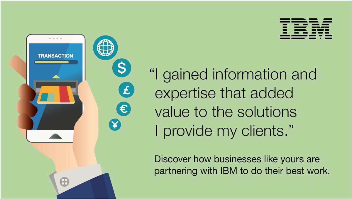 farodoye2's tweet photo. Why partner with #IBM? Learn the advantages and get the partnership that's right for you https://t.co/z4KZZ38f79 https://t.co/62JaKDKpXt
