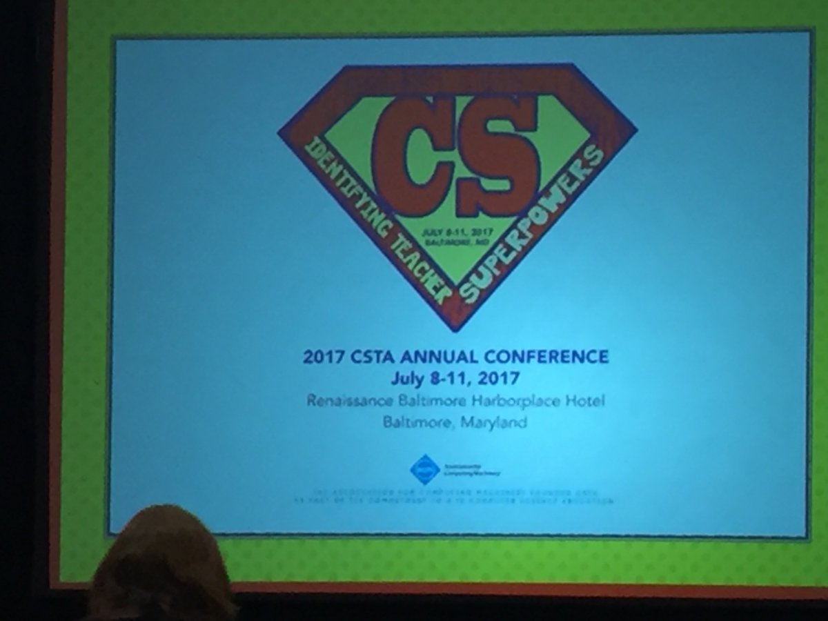 Excited for day one of sessions at #CSTA2017 awaiting keynote.
#bpspineglen #bpschat