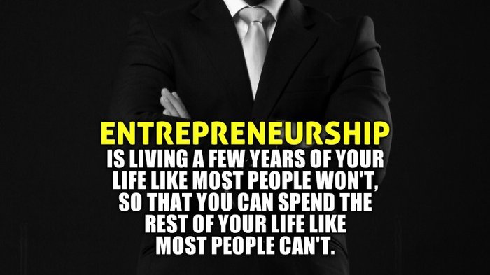 lisasmith_pr's tweet photo. Entrepreneurship is living a few years like most people wouldn't to spend the... (more:https://t.co/2MQMDjY2xl) https://t.co/gpoLBD5uCs