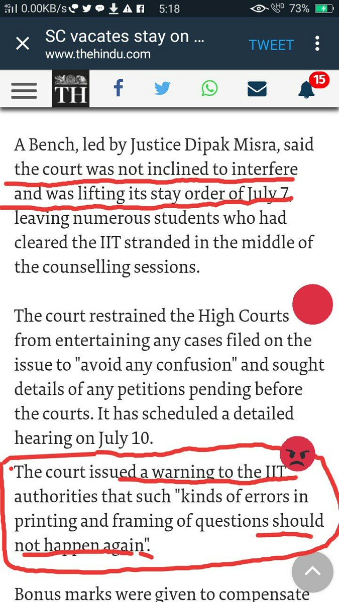 Srikanthrangia1's tweet photo. A SIMILAR WARNING BY SCI WAS GIVEN TO CBSE IN'16,-NOT TO CONDUCT NEET WITH DIFFERENT QST PAPERS💥
WHERE IS JUSTICE ❓😩
https://t.co/5JSvRQn4JF https://t.co/aRRNy9pKVo