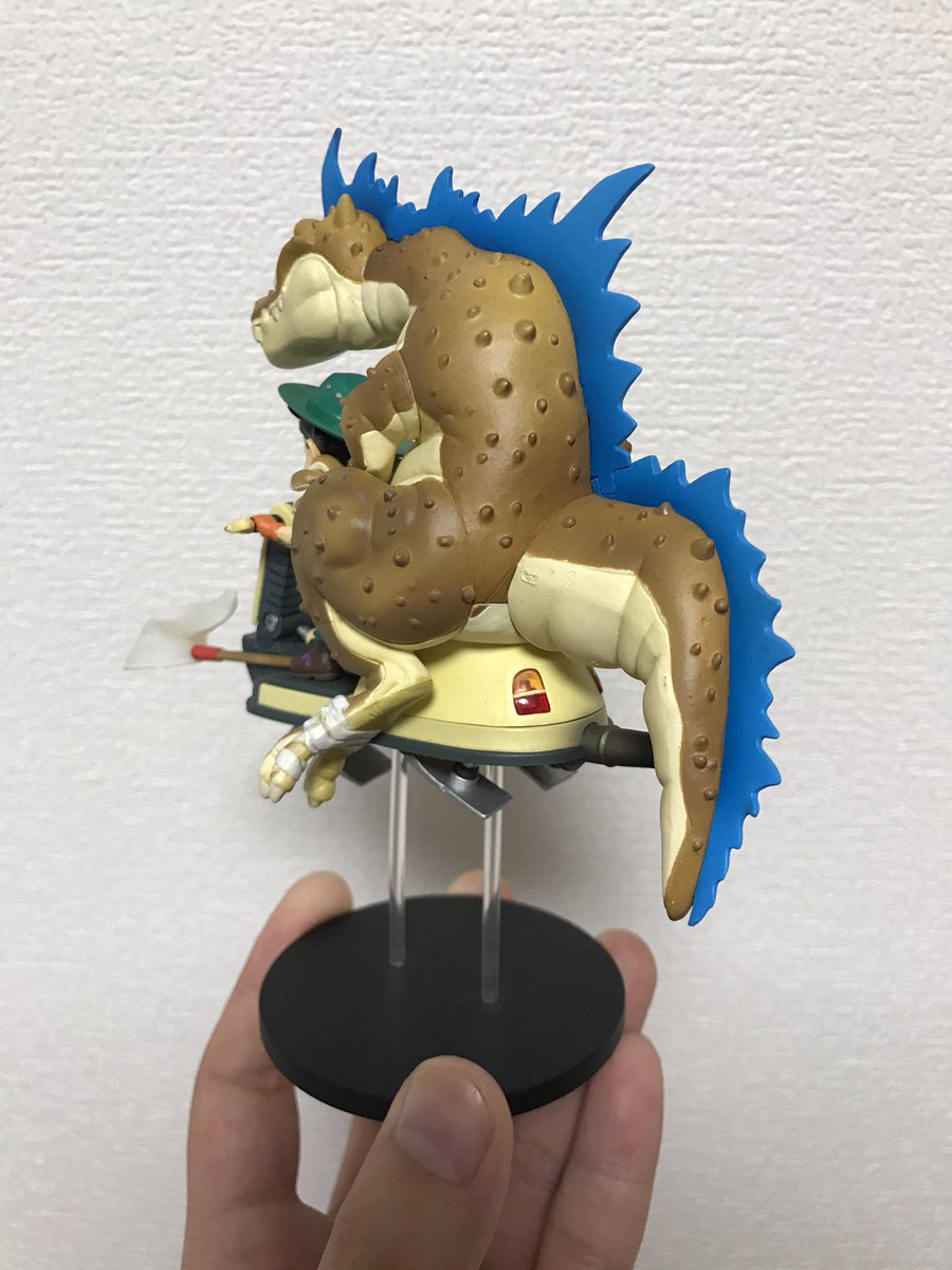 ともふみwatanabox 本日のフィギュア バンプレスト ユニファイブ ドラゴンボールミュージアムコレクション拾壱 探検悟飯 恐竜 鳥山先生のイラストの立体物です たまりませんね