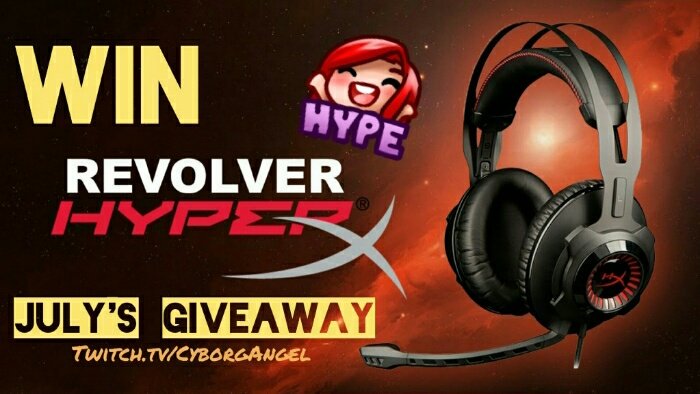 CyborgAngell's tweet photo. 🎁 JULY GIVEAWAY! 🎁
WIN a @HyperX Cloud Revolver Headset 😍😍😍

Enter here 👉 https://t.co/eROlsUw3pw https://t.co/g94aIgPPPZ