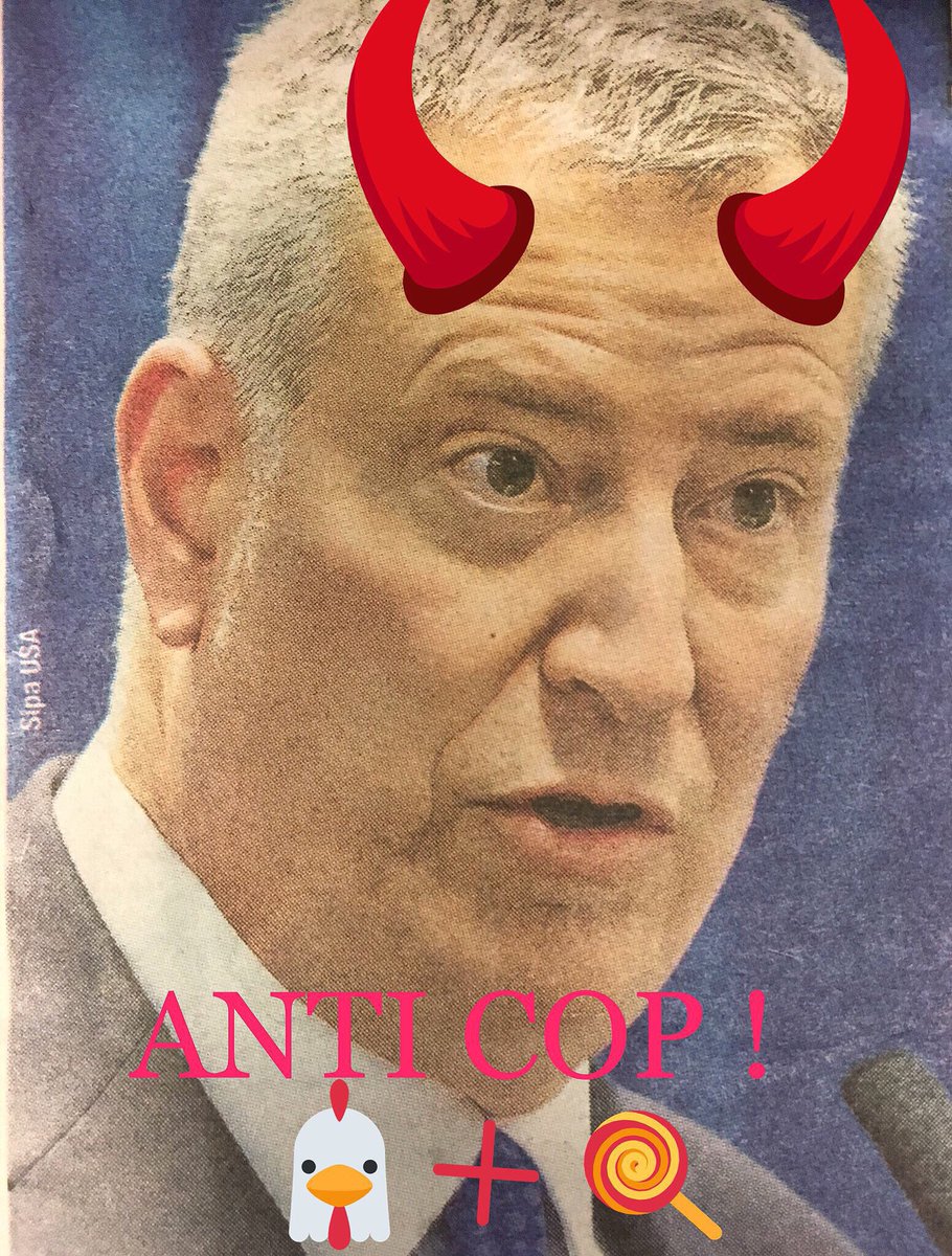 paulypkny's tweet photo. @Pamela_Moore13 @LanceParker1776 The #PerpInCityHall HAS TO GO ! #AntiCop #LibtardIdiot POS💩 OUR #BacksTurned ! #DumpDeblasio !!! https://t.co/JRBpHFtCg4