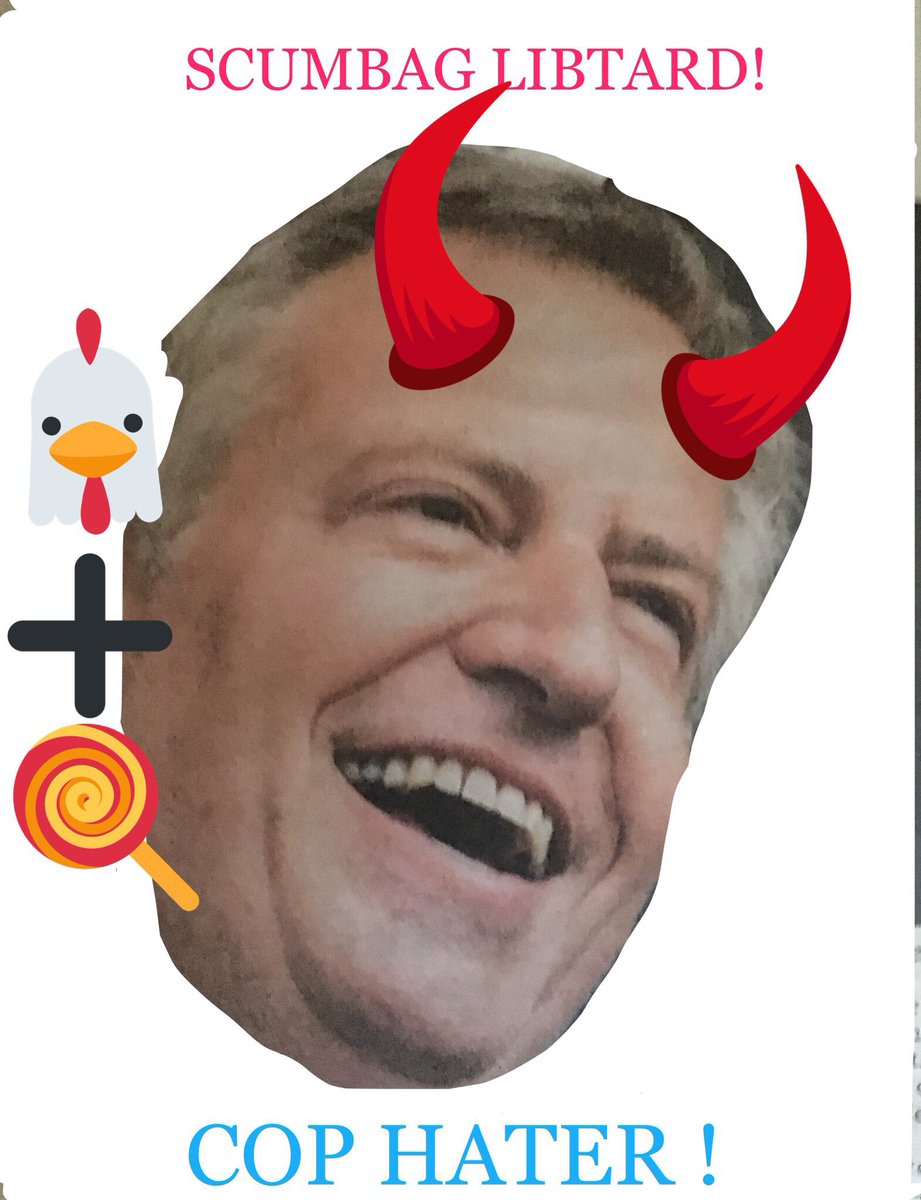 paulypkny's tweet photo. @Pamela_Moore13 @LanceParker1776 The #PerpInCityHall HAS TO GO ! #AntiCop #LibtardIdiot POS💩 OUR #BacksTurned ! #DumpDeblasio !!! https://t.co/JRBpHFtCg4