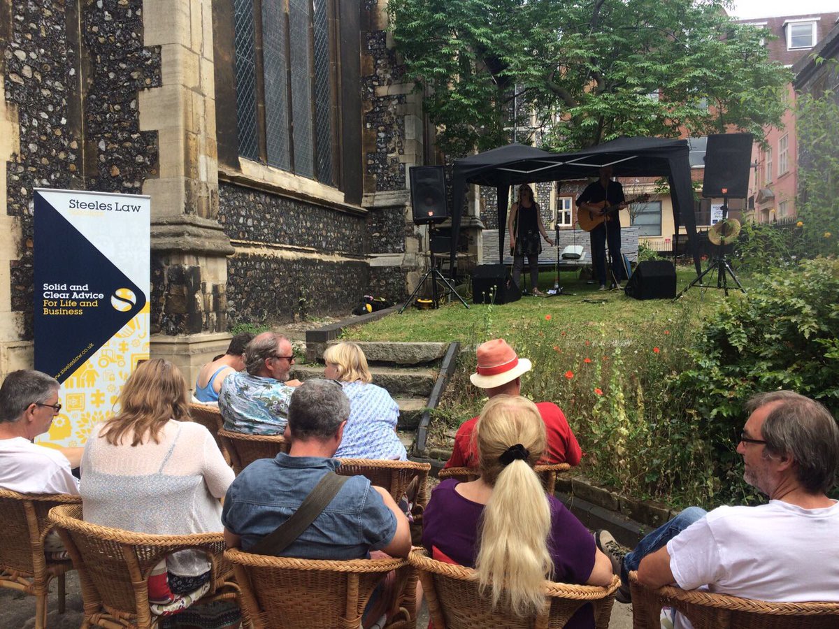 NorwichLanes's tweet photo. Lovely vibes at the Bridewell Alley Acoustic Stage Yesterday. Many thanks for your support @steeleslaw - https://t.co/woPrON7kCi #NLSF17 https://t.co/tYrB42Ty2Q