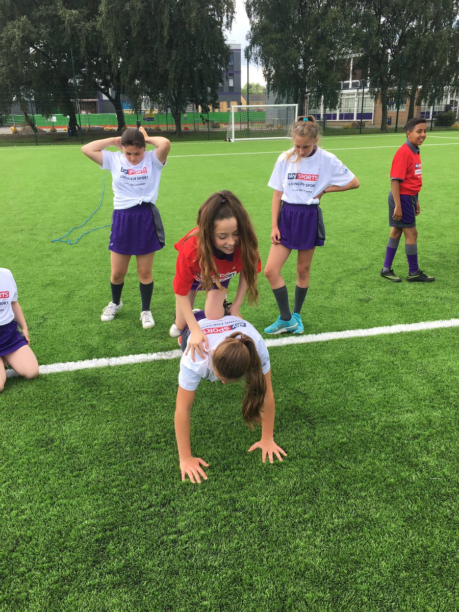 jfs_pe's tweet photo. Year 7 students participating in the Sky Sports Living for Sport initiative. https://t.co/zda8vt2Ksb