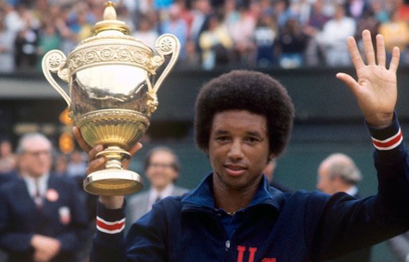 On this day in 1943, an activist, trailblazer and tennis champion was born.

Happy birthday, Arthur Ashe! 