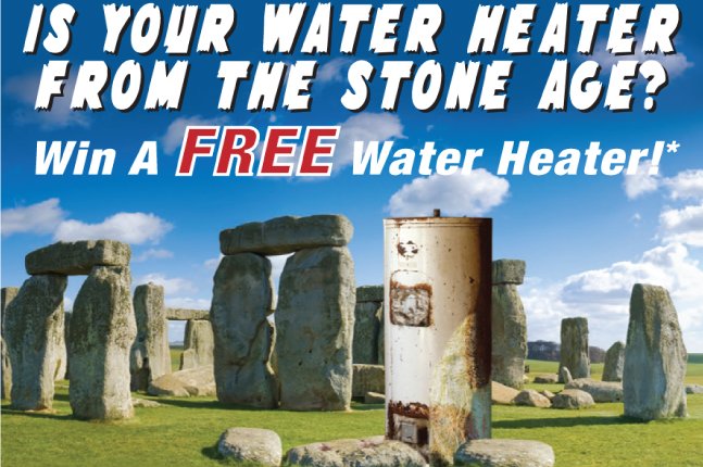 NathanHarmeier's tweet photo. Do you think you have the oldest water heater in the area?  Win a free one if you do! https://t.co/xPrc43tXjK https://t.co/mCE2LAoovE