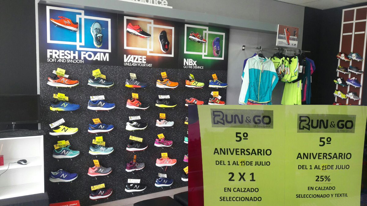 RafaelIglesiasB's tweet photo. Seguimos con la oferta 2x1 en calzado seleccionado en @RunandGobyRafa hasta el sábado 15. Alargando nuestro 5aniversario una semana más https://t.co/t9qnsYVKDT