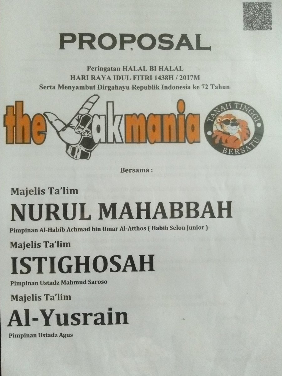 BobbyLandonBark's tweet photo. Yuk kita sisihkan sedikit rezeki kita..
Untuk acara takblik akbar ini..
Info lanjut 
Ahmad isnaini
087878758121 https://t.co/GlrXR6McC0
