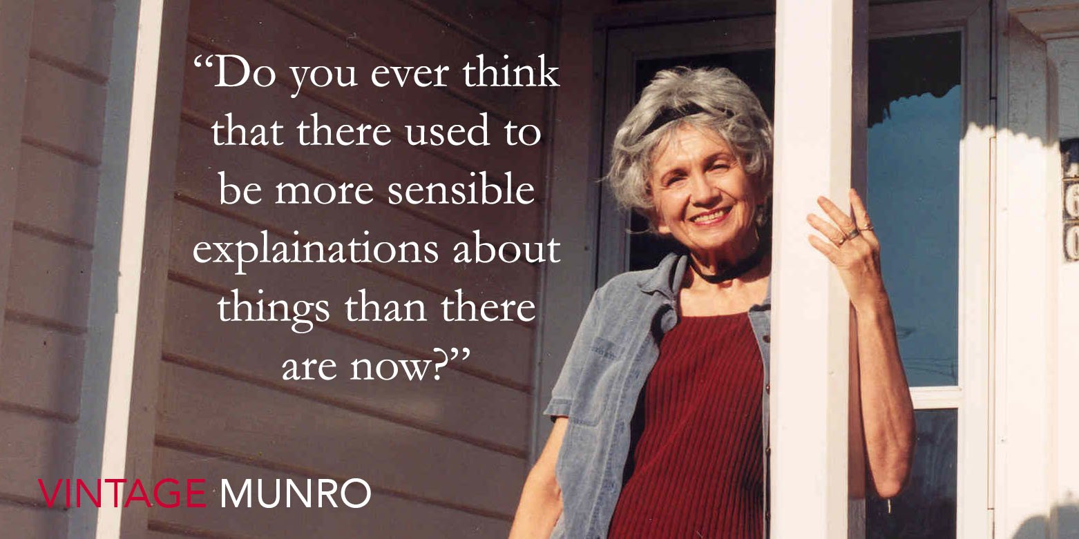 Happy Birthday Alice Munro - always full of wise questions and wonderful novels.  