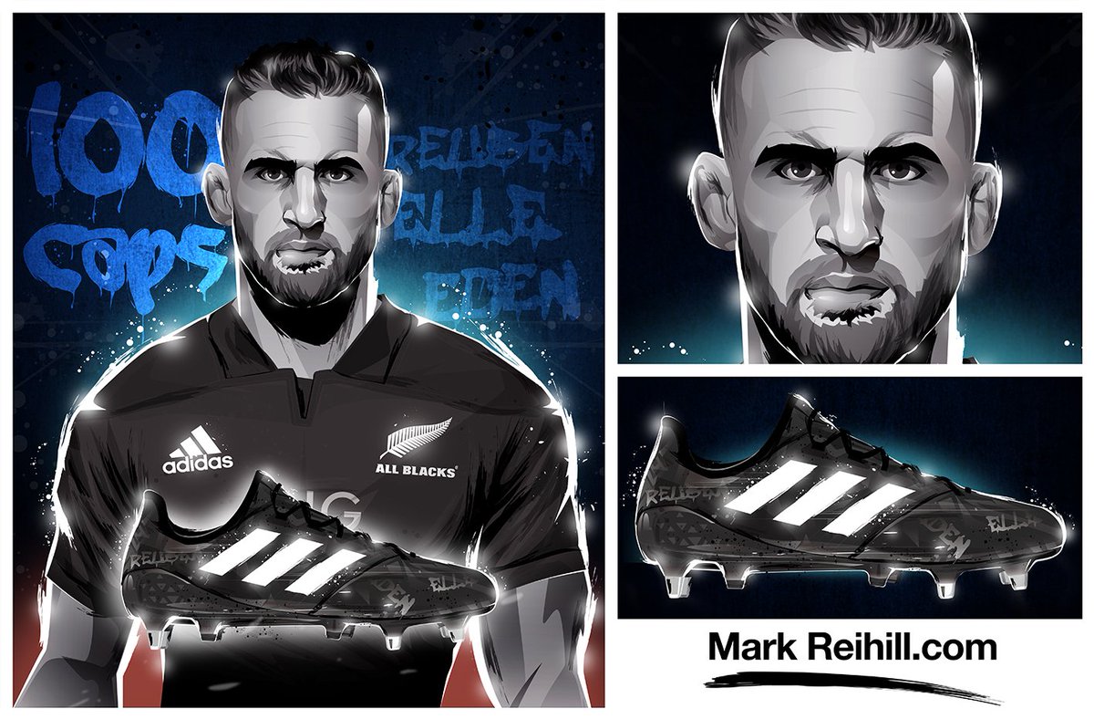 markreihill's tweet photo. Some detail shots of my (@AllBlacks legend) #KieranRead #illustration for @adidasrugby ! #AttackTheAttack #NextIsEverything https://t.co/OEqpUZFQO8