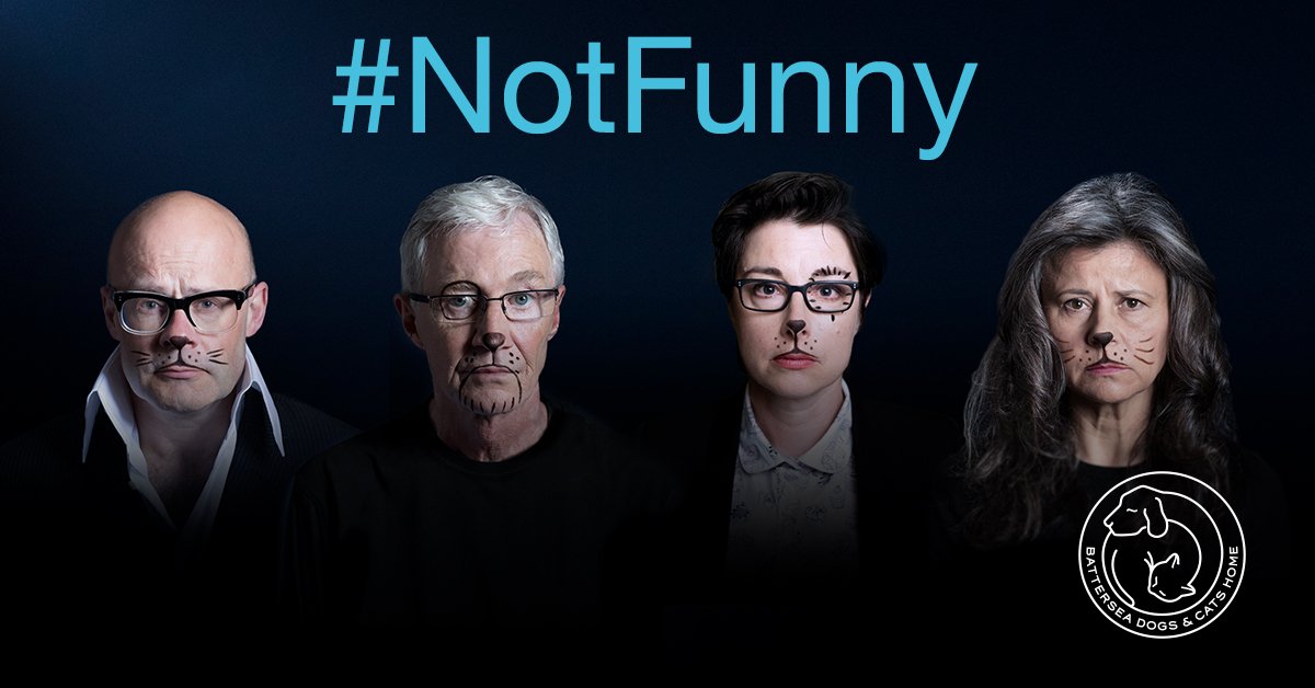 Battersea_'s tweet photo. They're standing up for the animals and you can too. https://t.co/hBr9DrJ7t4

#NotFunny #MondayMotivation https://t.co/Hv1Fjy2h21