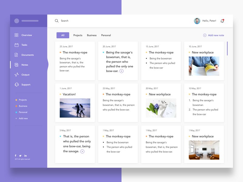 UI_Dash's tweet photo. Notes App Page by Valeria Rimkevich - https://t.co/d11lAVXxeN

#UI #ux #design #dashboard https://t.co/nJbTK2XmQO