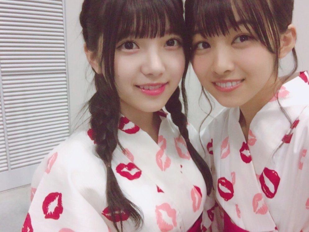 rina_uemura0104's tweet photo. 莉菜ちゃんのブログが更新されました！

『4th シングル個握INパシフィコ横浜』

葵ちゃんとの浴衣のツーショット 
キュートな二人が揃っちゃいましたね

初めましてのファンの方も増えているみたいで嬉しいですね("⌒∇⌒") https://t.co/EDCohkguBd