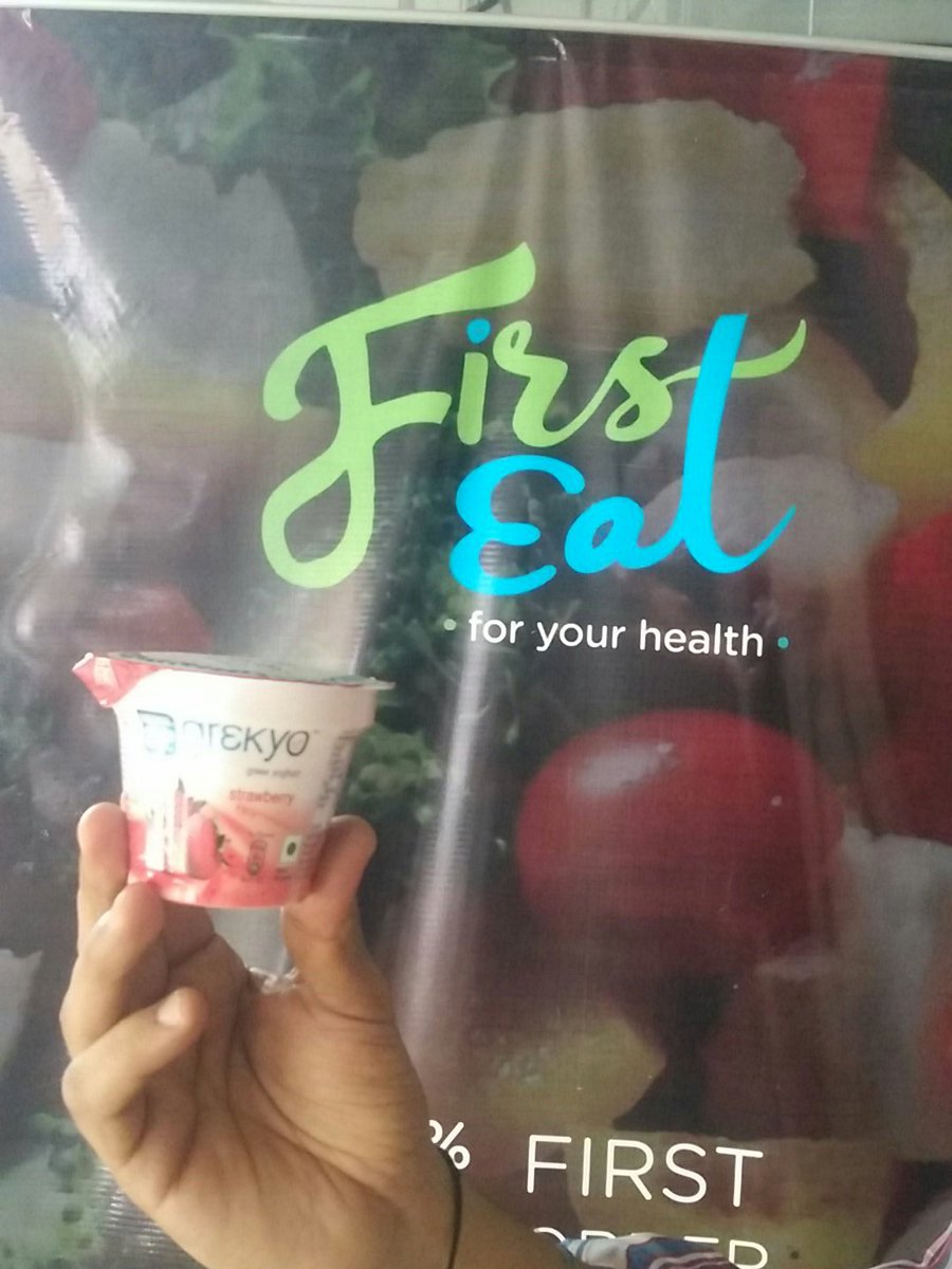 pawan_k_yadav's tweet photo. @firsteat_in @Nestle  #grekyo #firsteat #indulgehealthy #amazingsnack https://t.co/NF7TKnhM3T