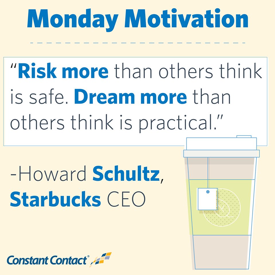 If you want to succeed, you need to leave your comfort zone and never stop pursuing your dreams. #MondayMotivation