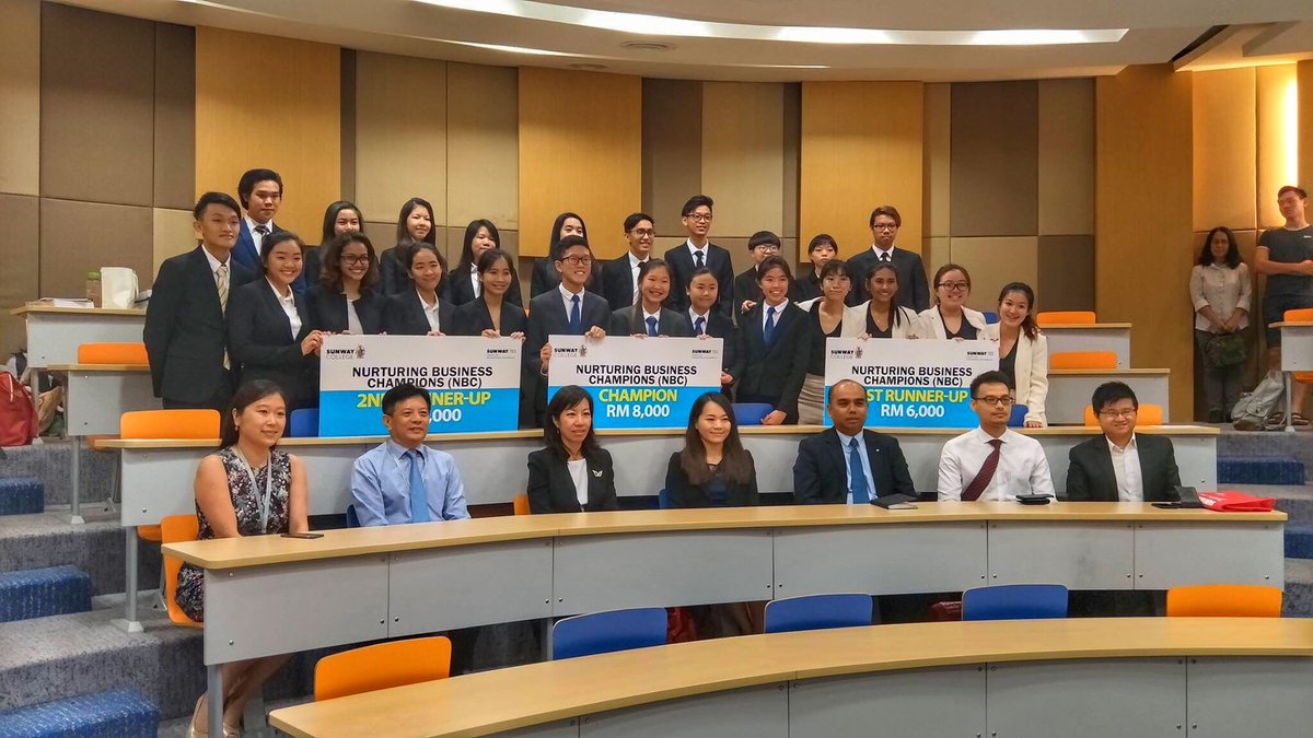 _wesleychanw's tweet photo. Congratulations to SunwayTES (Vib- Champion; BAM Cosmetics- 1st Runner Up &amp; D.I.A.- 2nd Runner Up) for the Nurturing Business Champions https://t.co/QmvuMJjNzd
