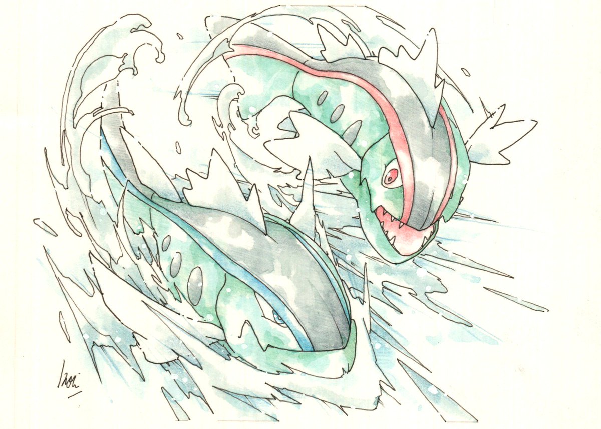 Inori 今日のポケモン図鑑 no 529 バスラオの アクアジェット Inori 今日のポケモン図鑑 no 529 バスラオの アクアジェット