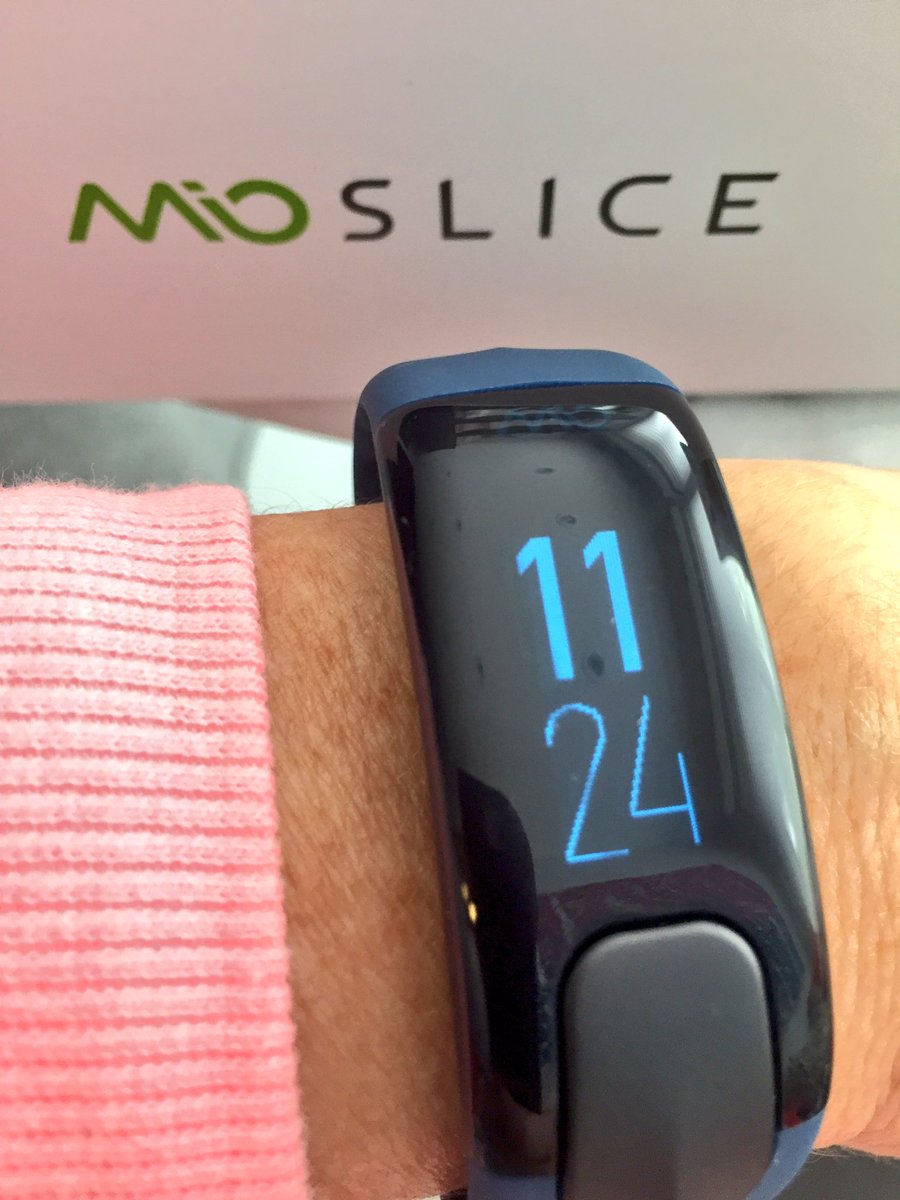 Kess2000's tweet photo. Bought the #mioslice and excited to see how well it tracks my life. #health #exercise #keepmoving https://t.co/VU2jFcGoVX