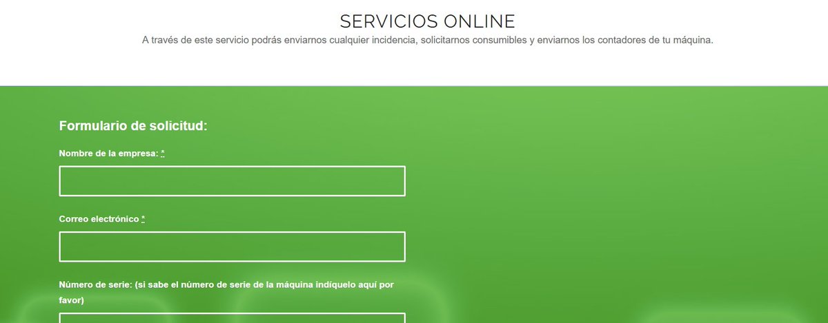 Evite llamadas telefónicas y horarios. Con este servicio nos puede hacer llegar incidencias y solicitarnos #tóner.
balmesistemas.com/servicios/