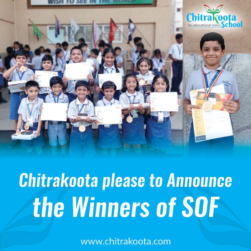 ChitrakootaSch's tweet photo. The winners for the #Science #Olympiad #Foundation
#chitrakootaschool #education #leadership #studentstrength #school #MondayMotivation https://t.co/GUNv4kD79b