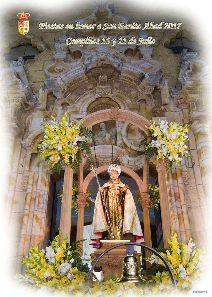 Esta noche a las 21:00h procesión por las calles de Campillos de san Benito Abad, patrón de Campillos. #CampillosCofrade