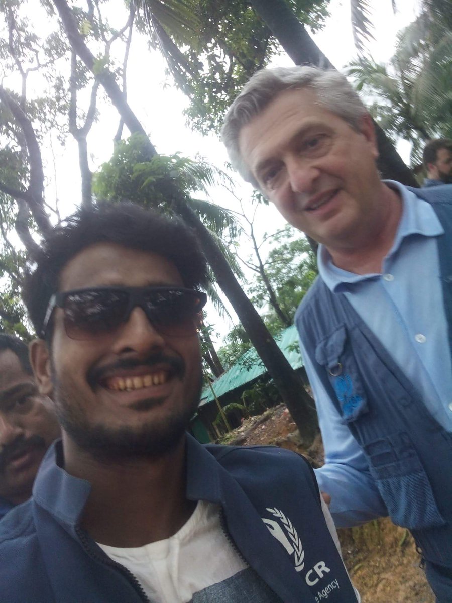 sattar_islam's tweet photo. UN high commissioner Filippo grandi visited our camp we demand our problem https://t.co/f5ngQy0hKw