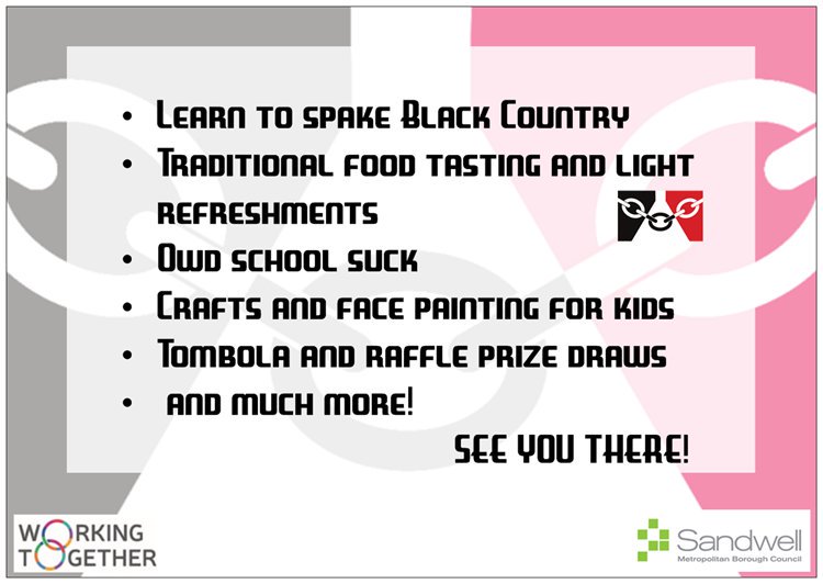 BCHG_SBT's tweet photo. Come along to our Black county fun day for all the family. 
#madeintheblackcountry @officialBCday https://t.co/jeiApzB5c2