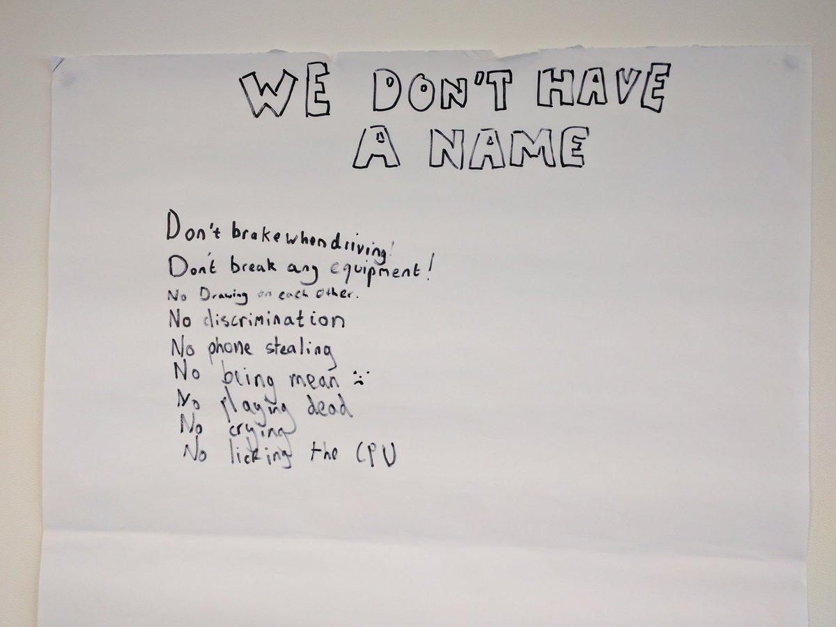 tonyedwardspz's tweet image. Some awesome team rules are coming out of the @SwCornwall &apos;Mission to Mars&apos; work experience week #kernowtech