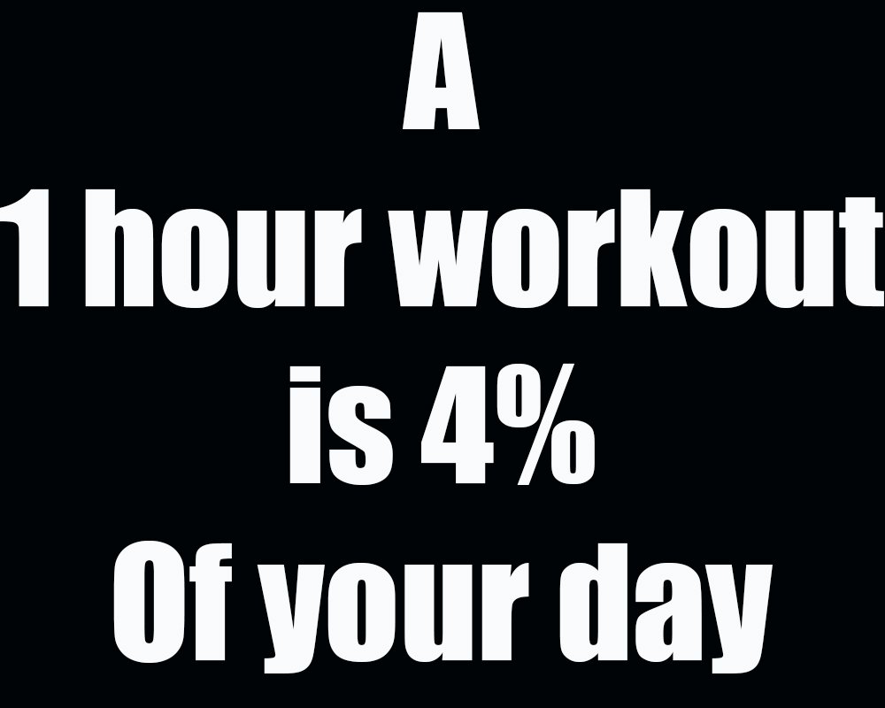 BitGutenberg's tweet photo. A 1 hour workout is 4% of your day.

#Motivational
https://t.co/U0ofuCSmjq https://t.co/YI8oLojrLq