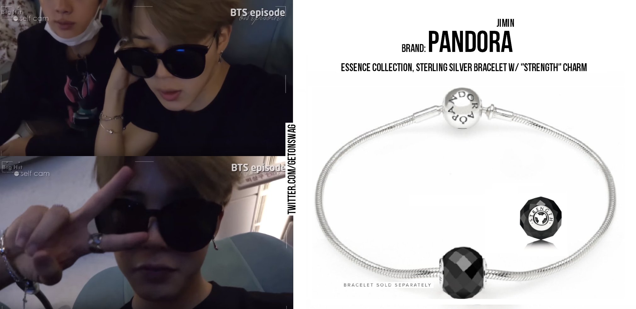 Beyond The Style Alex on X JIMIN JIMIN 170530 Episode BTS PANDORA ESSENCE Collection Sterling Silver Bracelet Strength Charm tnx to beojkkock https t JiolOMglUb X