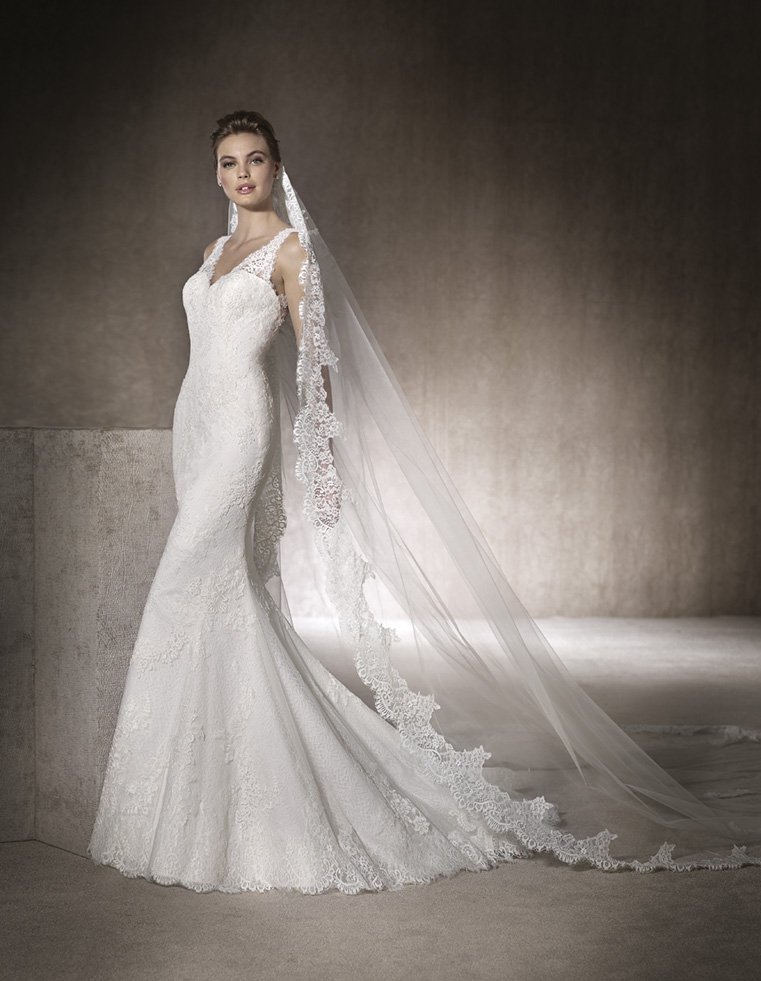 StPatrickBridal's tweet photo. Marlena is a visionary mermaid dress with an illusion tulle and embroidered tulle back. #StPatrick2017 - https://t.co/ecn0wVnZwg https://t.co/EbGjWLnTJh