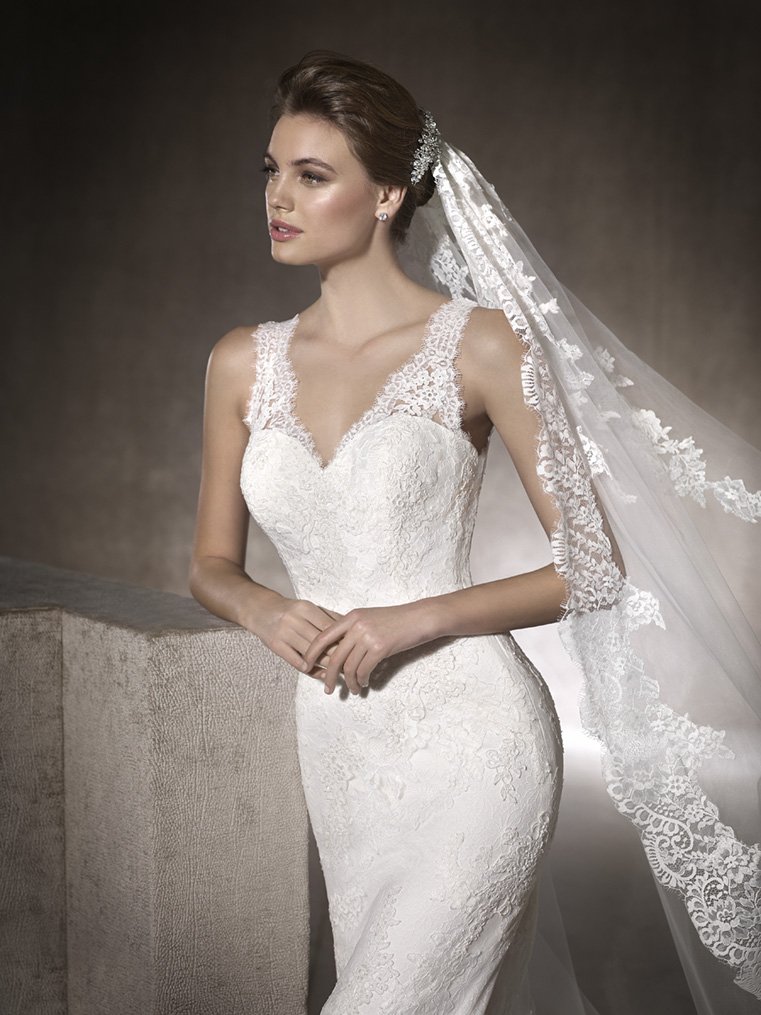 StPatrickBridal's tweet photo. Marlena is a visionary mermaid dress with an illusion tulle and embroidered tulle back. #StPatrick2017 - https://t.co/ecn0wVnZwg https://t.co/EbGjWLnTJh