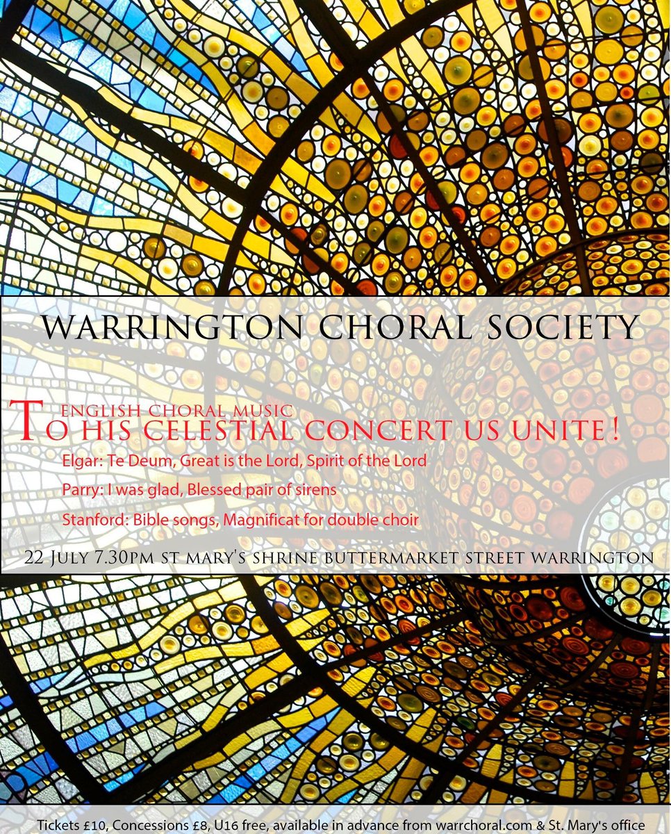 Get your tickets to our next concert here: eventbrite.co.uk/e/warrington-c…