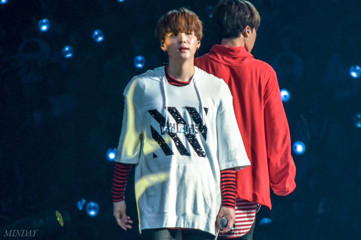 MINDAY_com's tweet image. 170622  THE WINGS TOUR    Saitama
#BTS #SUGA #방탄소년단 #슈가 #윤기 #AgustD