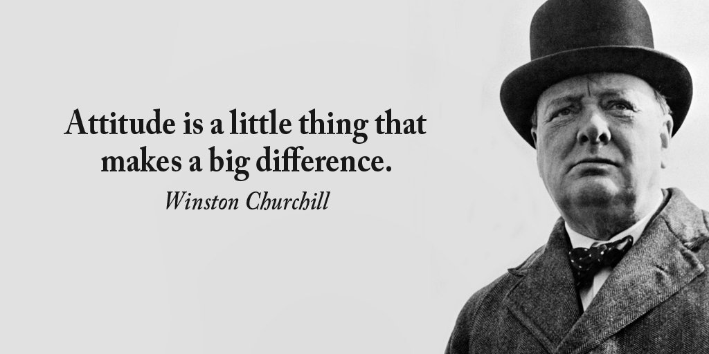SStunningDaily's tweet photo. Attitude is a little thing that makes a big difference. - Winston Churchill #quote #ThankfulThursday https://t.co/iHLhjtDtwt