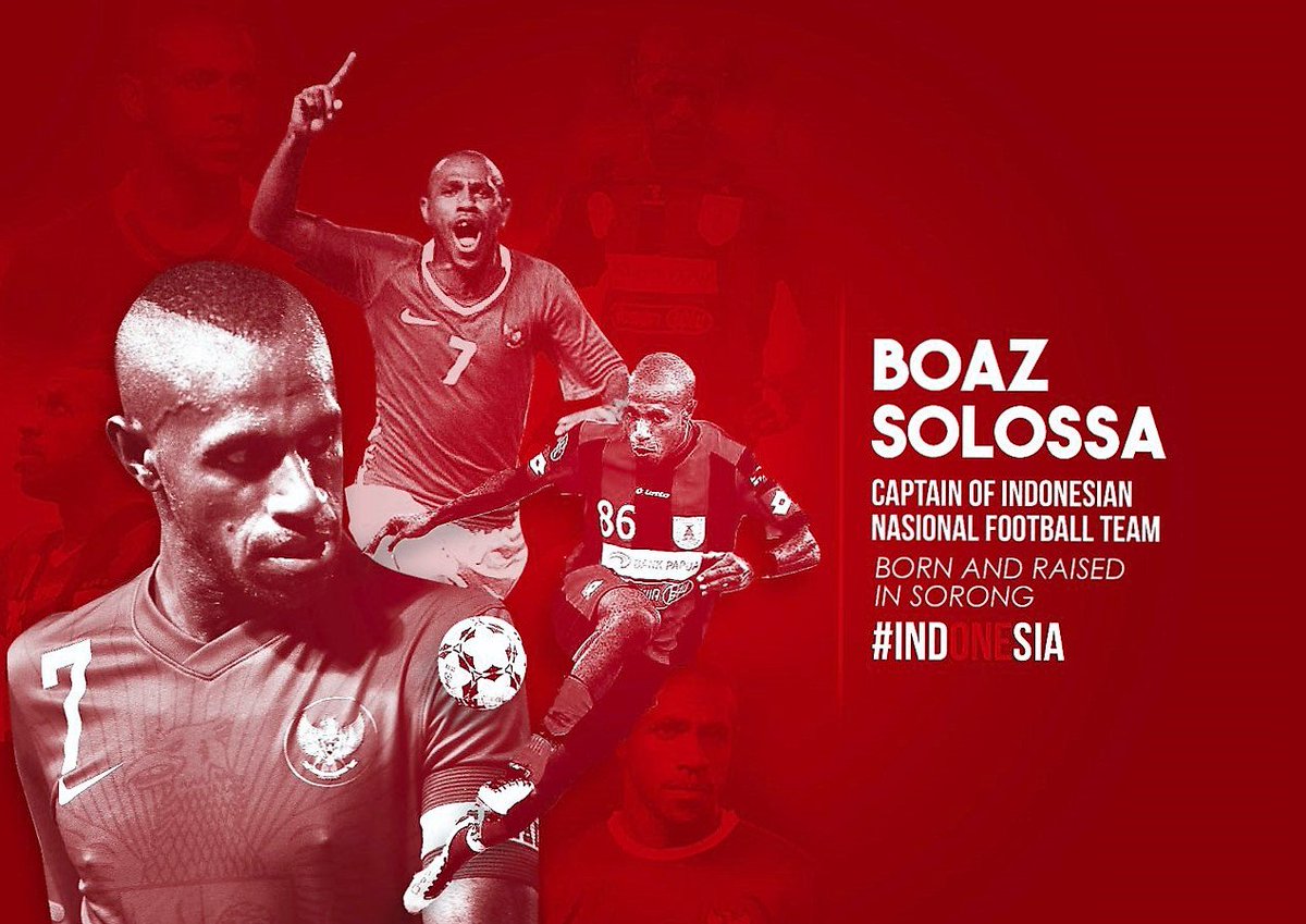 markcorden2's tweet photo. GO TEAM #MERAHPUTIH! Boaz Solossa you are truly #Papuan pride! keep up the good work brother! #WestPapua #indONEsia https://t.co/hGE5g07Gul