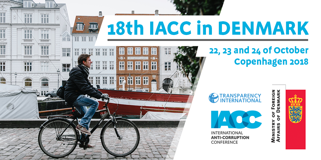 anticorruption's tweet photo. Mark your calendars! The #18IACC will take place from October 22-24 in #Copenhagen most modern convention space: The Bella Center. https://t.co/7gSZvYIF2u
